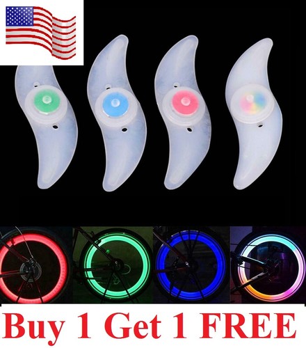 Vástago válvula TAPA LED bicicleta bicicleta coche motocicleta rueda neumático lámpara | eBay