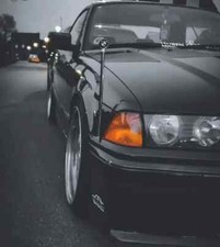 Für BMW Chrom Fahnenmast Diplomatischer Fahnenhalter Kompatibel mit allen Mod...