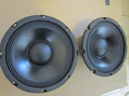 NEW (2) 8" Woofer Replacement Speakers PAIR.Guitar.8 ohm.PA.Pro Audio.Bass - Picture 1 of 4