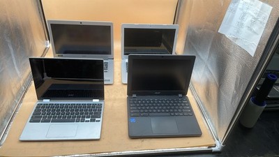 Acer CB3-431/CP311-3H/C871 & Toshiba CB30-A3120 No HDD Laptop Lot of 4