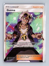 Guzma 143/147 Ultra Rare Burning Shadows Pokemon Holo LP