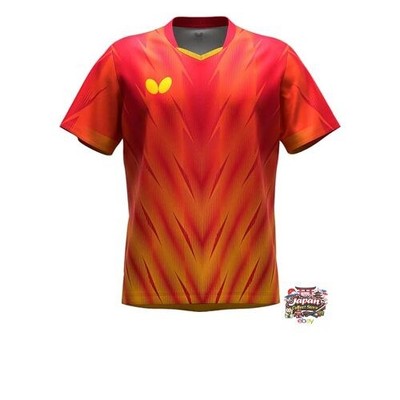 Butterfly Tischtennis Game Shirt Fraser Shirt 006: Rot 2XO 47170