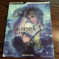 Final Fantasy x / X-2 HD Remaster Official Strategy Guide BradyGames no poster