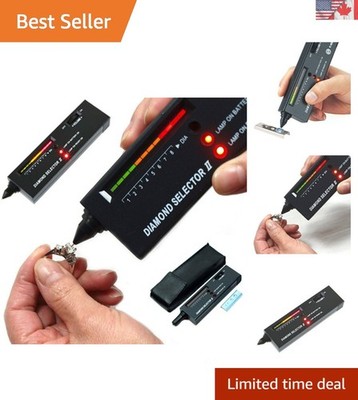 Professional Diamond Tester with LCD Display & 9V Battery - Rapid Results