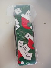 'HRICANE' Christmas NIP Guitar Strap Polyester Woven Leather Head 2'' wide