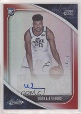 2020-21 Panini Absolute Memorabilia Rookie Level 3 4/10 Udoka Azubuike Auto 07rd