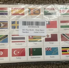 Flags of The World Stickers - Premium Country Flags and Mini Flag Stickers Se...