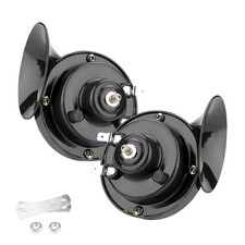 2PCS Super Loud Train Horns, Car Air Electric Snail Double Horn, 12V Waterproof
