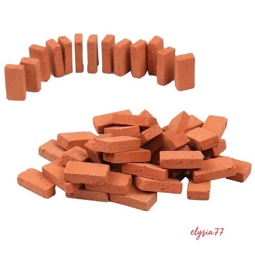 50PC Dollhouse Miniatures 1/16 Scale Sand Table Tiny Vintage House Brick - Picture 2 of 8