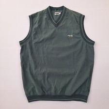 Ping Golf Weste Herren M 42" Brust Salbeigr&uuml;n V-Ausschnitt &Auml;rmellos Gilet