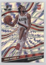 2021 Panini Revolution Rookies Asia Holo Silver 60/99 Greg Brown III #130 0j9y