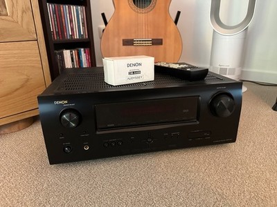 Denon AVR-1611 Receiver, Dolby Digital 5.1, Surround + Fernbedienung + Mikrofon