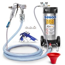 Agrekom Putzwerfer 18L 4,9 Bar + 2 Halbprofi-Pistolen Set pneumatisch