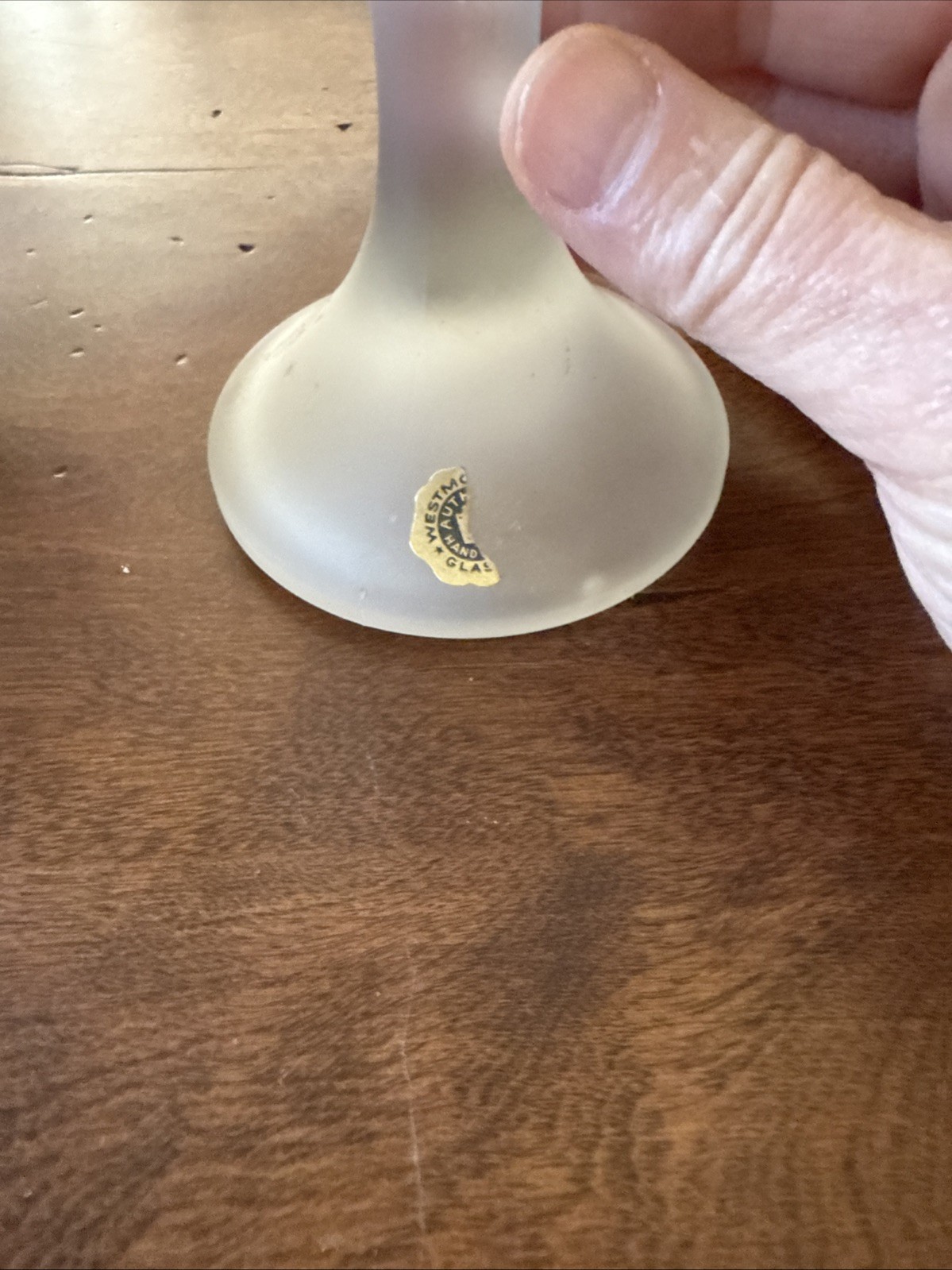 Westmoreland Glass Frosted Grapes Tea Light Fairylamp Set Original Price Tag