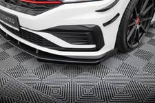 Front Stoßstange Flaps passend für VW Jetta GLI Mk7 schwarz Hochglanz