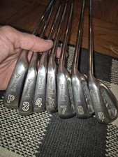 Spalding XL4 Expanded Sweet Spot 3 4 5 7 8 9 P Irons Pro Fit Steel Stiff USA