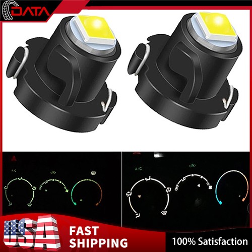 2Pcs Neo Heater A/c Climate Control HVAC LED Bulbs For Toyota Tacoma 2005-2011