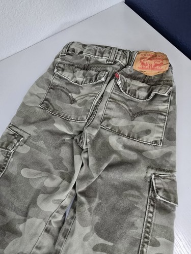 Levi's 514 Camouflage Camo Jeans Pants Size 5 REG 5T YXS Adjustable Waist Levis - Picture 5 of 13