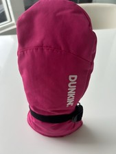 Dunkin' Pink Girls Winter Mittens M/L Size, Cozy Cold Weather Mitten for Kids