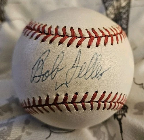 Bob Feller Signed Autograph Baseball Cleveland Indians W/COA