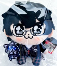 PERSONA 5 × BUKUBU Hero (Ren Amamiya Joker) Plush with Keychain Stuff doll (E)