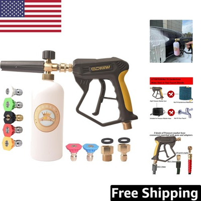 #ad High Performance X 887 Pressure Washer with Foam Gun amp; 2 Adapters for Custom Use $55.09