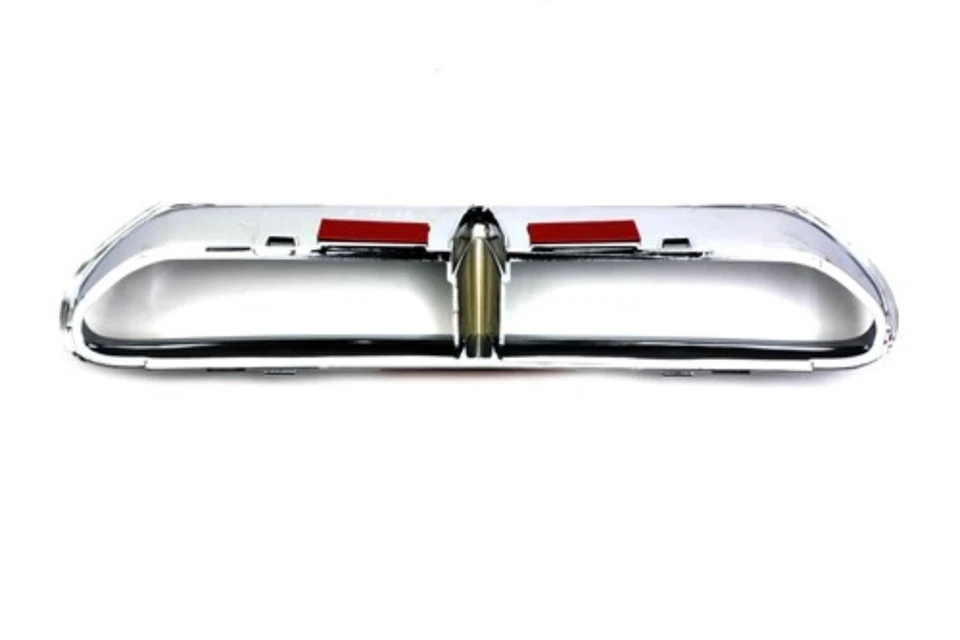 Bisel de conducto de aire de ventilación de carenado cromado V-Twin 49-0826 para Harley Batwing 14-23 Foto 2 de 4