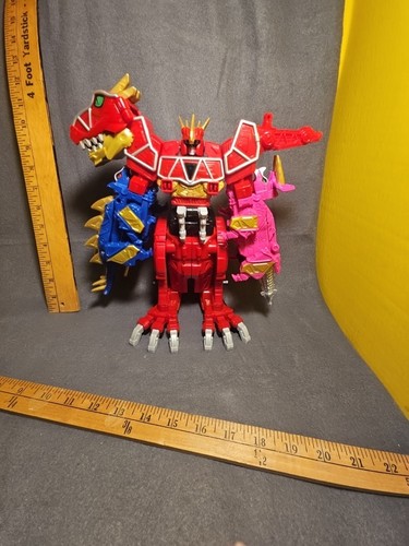 Figura Dino Charge Deluxe Megazord Zord Builder Power Rangers Bandai 11" - Imagen 20 de 20