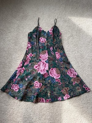 Vintage Victoria s Secret Gold Label Floral Slip Dress 90s Cottagecore Fairy