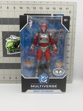 McFarlane Toys DC Multiverse Rocket Red Brigade Platinum Edition In Hand