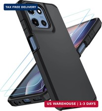 for Moto G 2026/2025 Case,Moto G Play 2026 Case with 2 HD Screen Protector,Milit