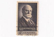 STAMP US SCOTT 1195  Charles E. Hughes  4 CENT 1962 USED FANCY CANCEL - D
