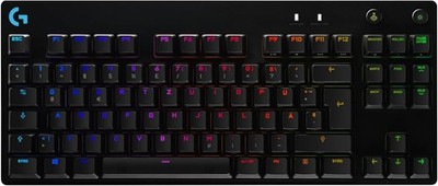 Logitech G PRO Gaming-Tastatur, QWERTZ, Tenkeyless Design, LIGHTSYNC RGB Keys