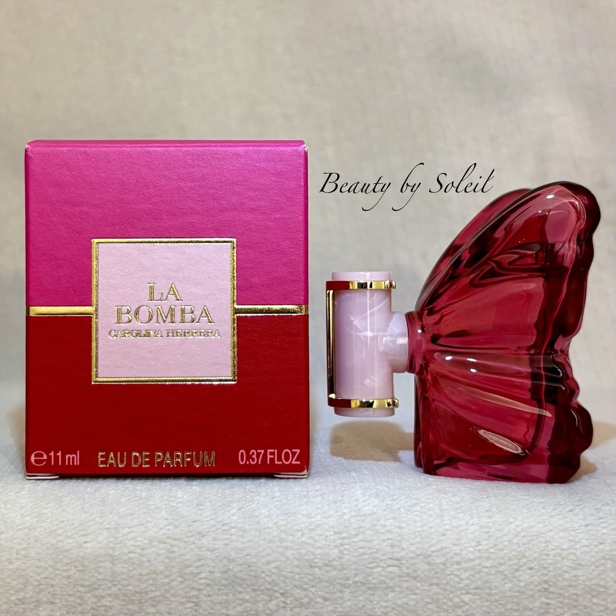 Carolina Herrera La Bomba Eau de Parfum MINI Splash Dab .37oz 11ml