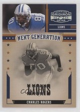 2005 Donruss Gridiron Gear Next Generation Silver /250 Charles Rogers #NG-3 0q3