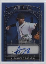 2024 Leaf Trinity Steel Blue Prismatic 10/10 Alejandro Rosario #S-AR1 Auto 0u66