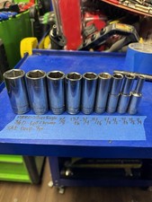 MATCO Tools 3/8 *drive SILVER EAGLE’  Socket Set  Deep 6pt Chrome