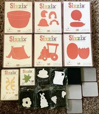 Lot Of 18 Assorted SIZZIX Cutting Dies Scrapbooking Cardmaking Paper Crafts