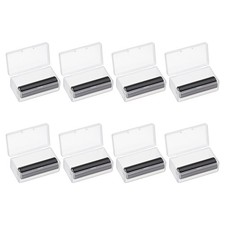 8Pcs Battery Organizer Storage Box 9V Batteries Clear Storage Case Holder