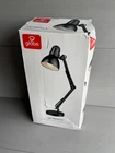 Globe Architect Desk Lamp Black Adjustable Swing Arm Table Lamp Matte Industrial