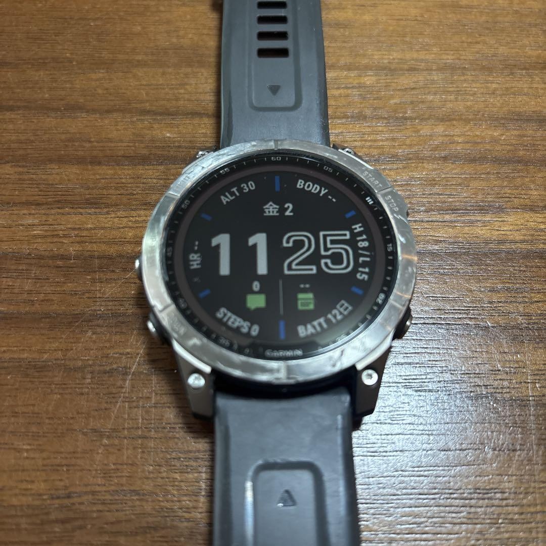 【美品】Garmin ガミン Fenix 7 Dual Power 47mm Garmin Fenix ​​7 DUAL POWER Watch | eBay