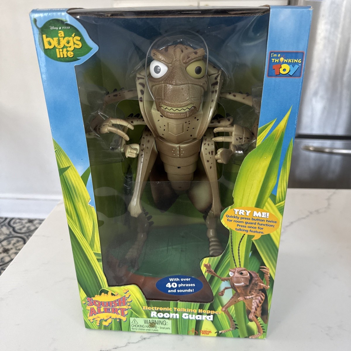 RARE 1998 Disney Pixar Bug's Life Electronic Talking Hopper Room