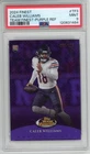 2024 Topps Finest Team Finest Caleb Williams TF-3 Purple Refractor #55/125 PSA 9