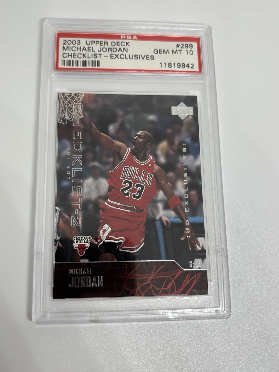 Michael Jordan PSA 10 Graded Basketball Trading Cards for sale | eBay