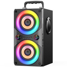 Bluetooth Speaker 100W Portable Big Powerful Deep Bass Loud Sound Wireless Bo...