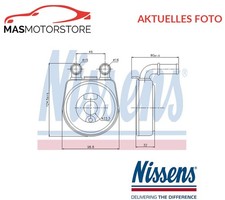 ÖLKÜHLER KÜHLER ÖL NISSENS 90701 P FÜR CITROËN XSARA,BERLINGO 1.9L