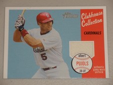 2003 Topps Heritage Clubhouse Collection Jersey #AP Albert Pujols