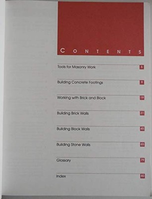 Masonry Walls (Quick Guide Series), Beall, Christine
