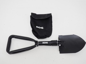 New! SOG Entrenching Tool 18.25 In Folding Survival Shovel w/ Bag