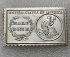 1837 Seated Liberty Dime Numistamp Medal Coin 1975 Mort Reed